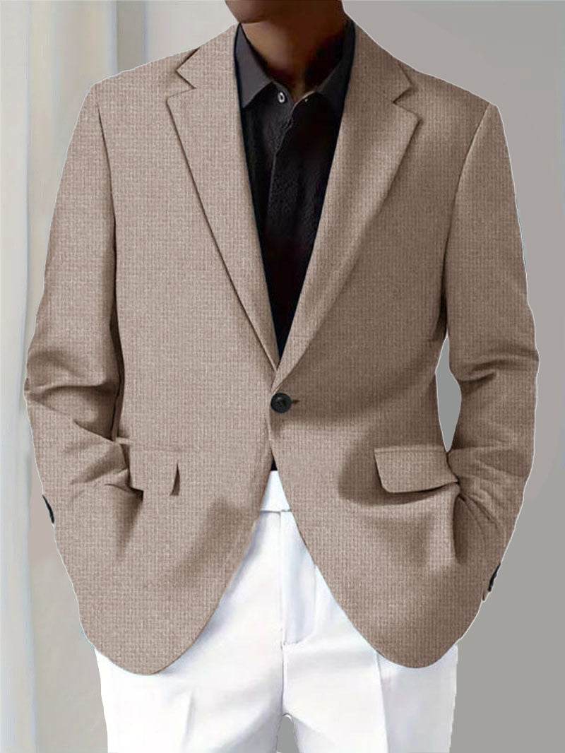 Buycenter Men's Digital Printed Suit Jacket - Stylish & Casual for Spring - Buy Center US