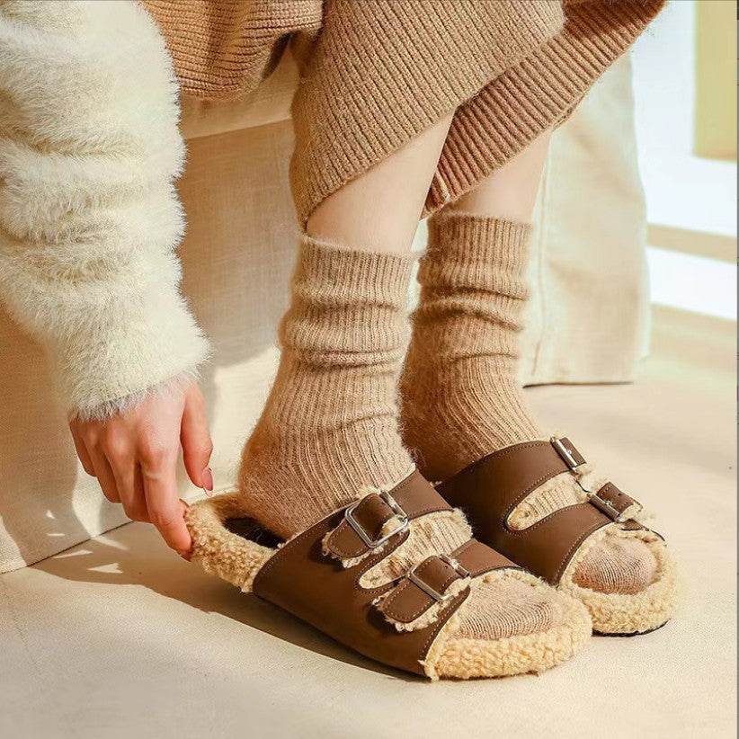 Thickened Thermal Wool Socks for Children - All-Matching Colors, Mid-Calf - Buy Center US