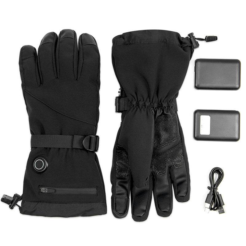 Buycenter Sheepskin Electric Heating Gloves - Smart Touch for Skiing - Buy Center US