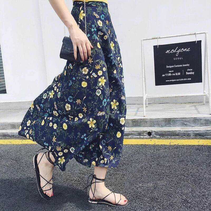 Women's Chiffon Beach Dress - Sun-proof A-line in Multiple Floral Prints - Buy Center US