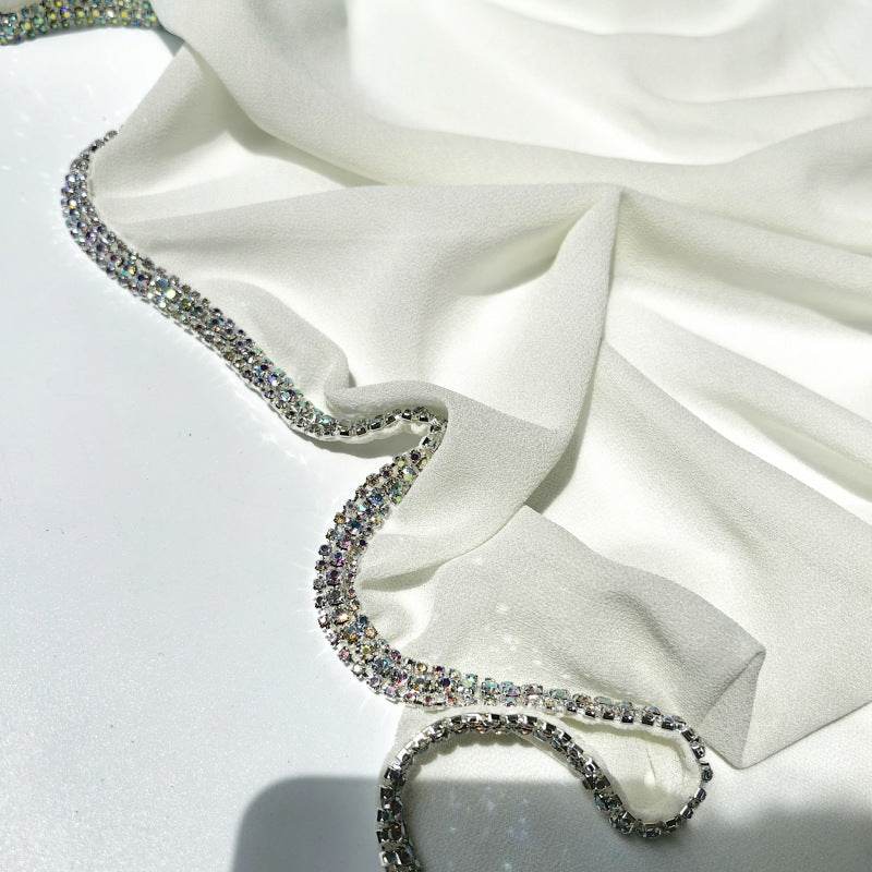 Light Diamond Chiffon Scarves for Women - Elegant Toe-Covered Fashion Accessory - Buy Center US