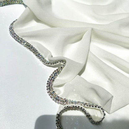 Light Diamond Chiffon Scarves for Women - Elegant Toe-Covered Fashion Accessory - Buy Center US