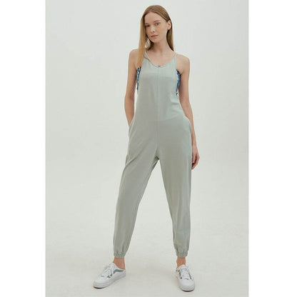 Fashion One-Piece Yoga Pants - Back Strap Solid Color for Fitness - Buy Center US
