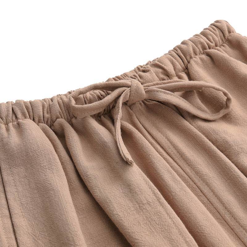 Buycenter Men's Linen Casual Pants - Oversized, Lightweight for Spring - Buy Center US