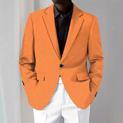Buycenter Men's Digital Printed Suit Jacket - Stylish & Casual for Spring - Buy Center US
