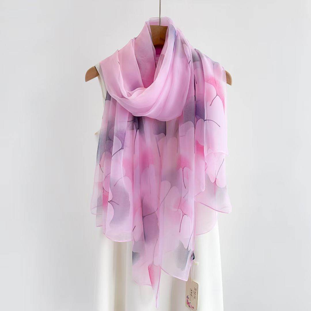 Women's Long Printed Anti-DDoS Scarf - Stylish & Ethnic Design - Buy Center US
