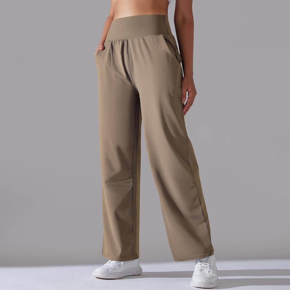 Women's Loose Wide Leg Yoga Pants - Comfortable, Stylish for Running - Buy Center US