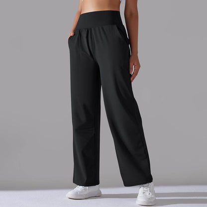 Women's Loose Wide Leg Yoga Pants - Comfortable, Stylish for Running - Buy Center US