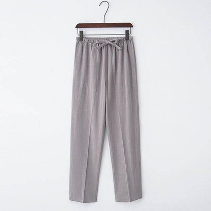Buycenter Men's Linen Casual Pants - Oversized, Lightweight for Spring - Buy Center US
