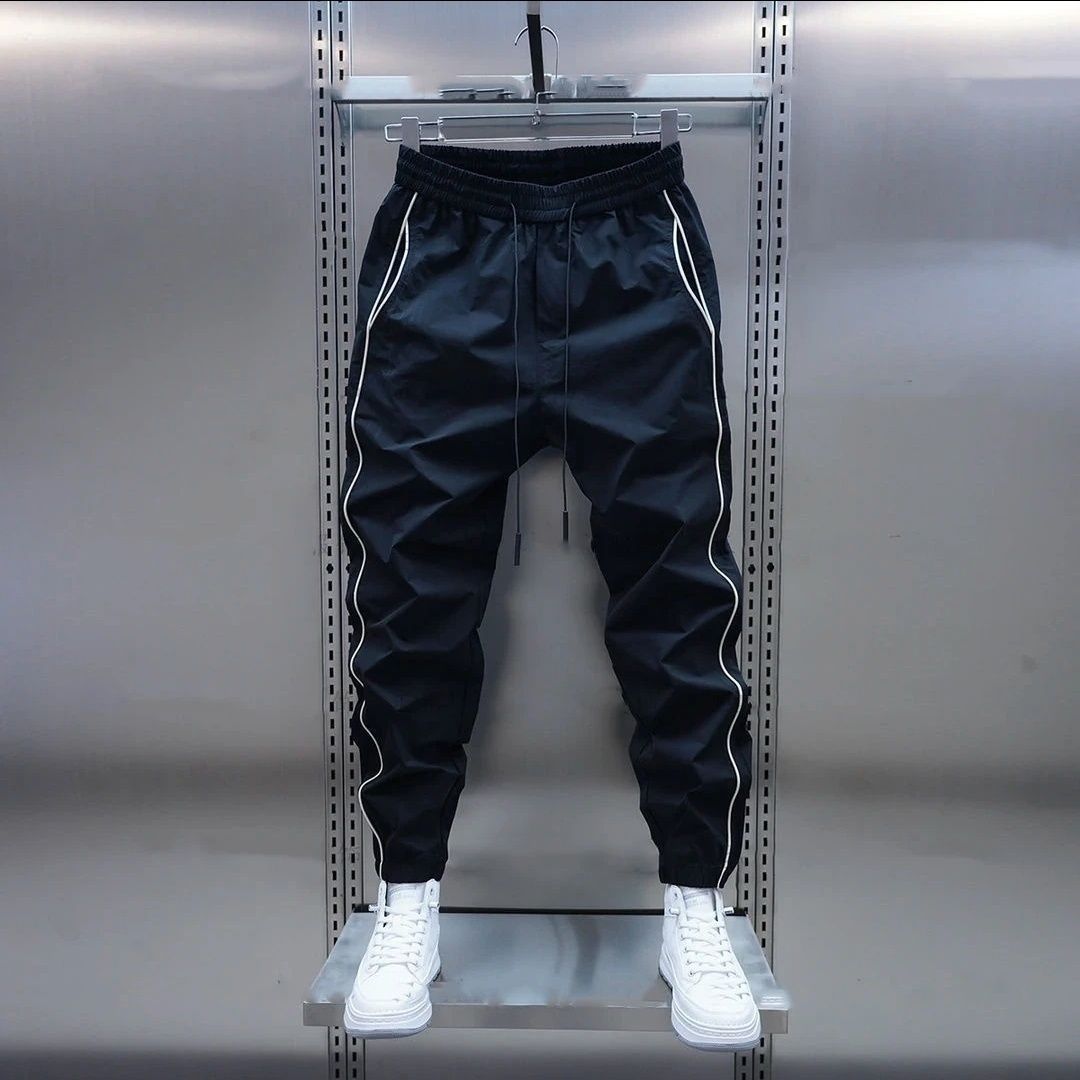 Men's Ankle-Tied Harlan Cargo Pants - Casual, Lightweight Summer Style - Buy Center US