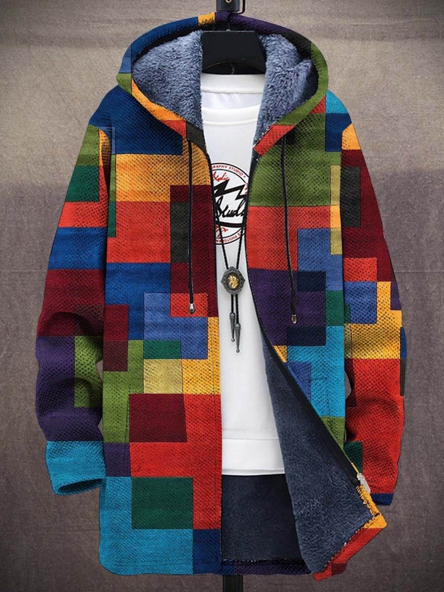 Buycenter Men's Zipper Hooded Cardigan - Casual Thick Jacket for Leisure - Buy Center US