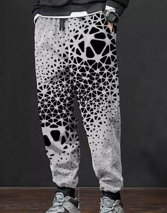 Colorful Men's Casual Sweatpants - Stylish Printed Trousers for All Sizes - Buy Center US