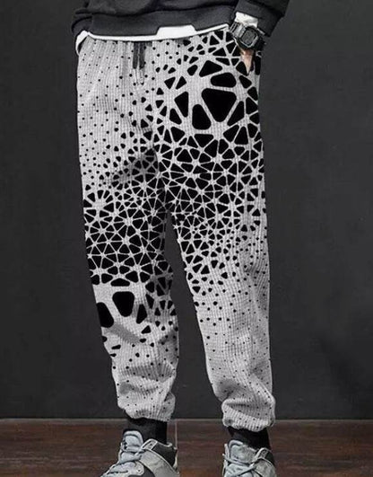 Colorful Men's Casual Sweatpants - Stylish Printed Trousers for All Sizes - Buy Center US