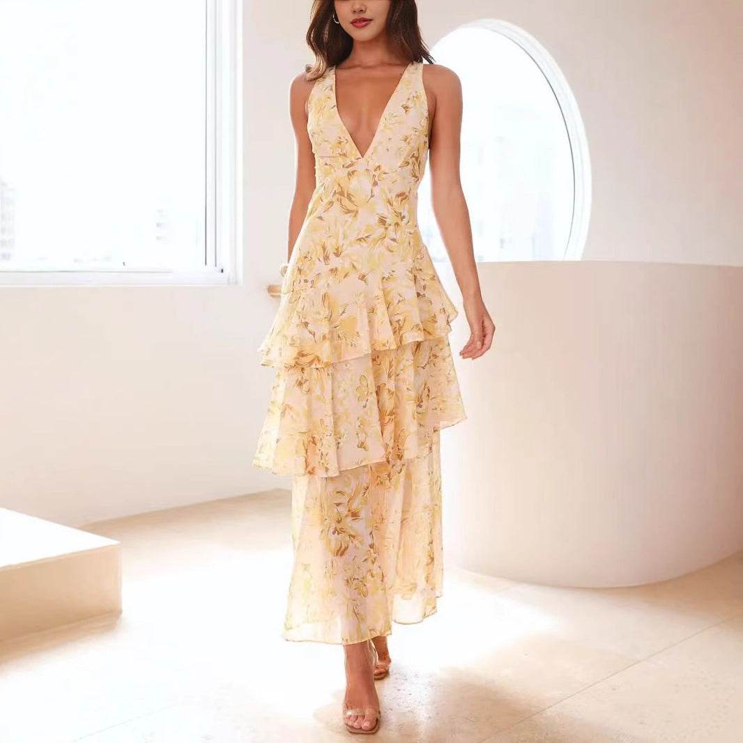 Women's Pure Desire Sexy Halter Dress – Sleeveless Chiffon in Multiple Colors - Buy Center US