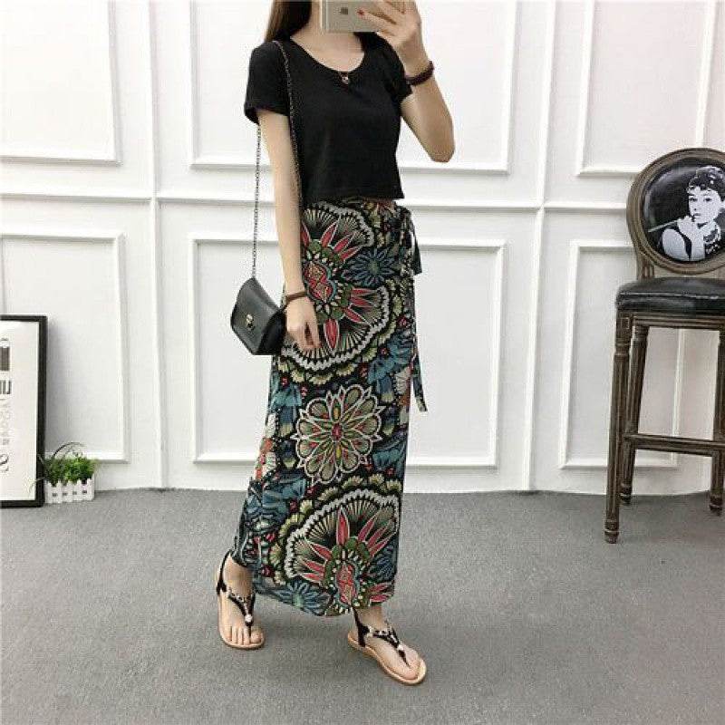 Women's Chiffon Beach Dress - Sun-proof A-line in Multiple Floral Prints - Buy Center US