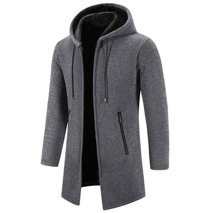 Buycenter Men's Casual Hooded Zipper Cardigan - Plus Size & Stylish - Buy Center US