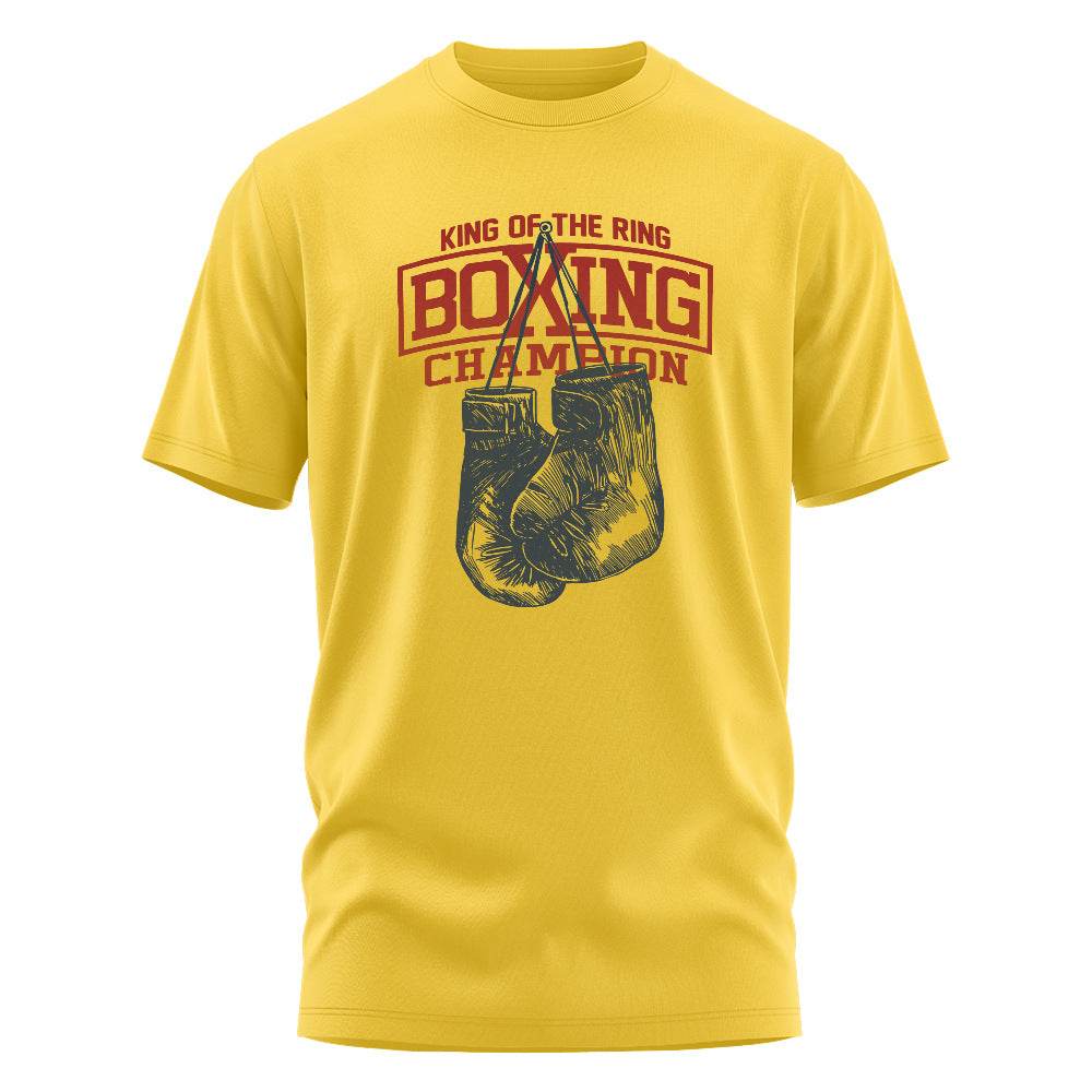 Boxing Printed T-shirt for Men & Women - Cotton, Multiple Colors Available - Buy Center US