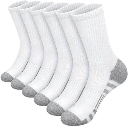 Buycenter Plus Size Color Matching Athletic Socks - Comfortable Mid Tube Design - Buy Center US