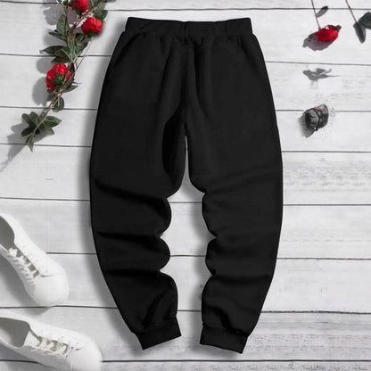 Dark Printed Loose Lace-Up Sweatpants - Men's & Women's Comfort Wear - Buy Center US