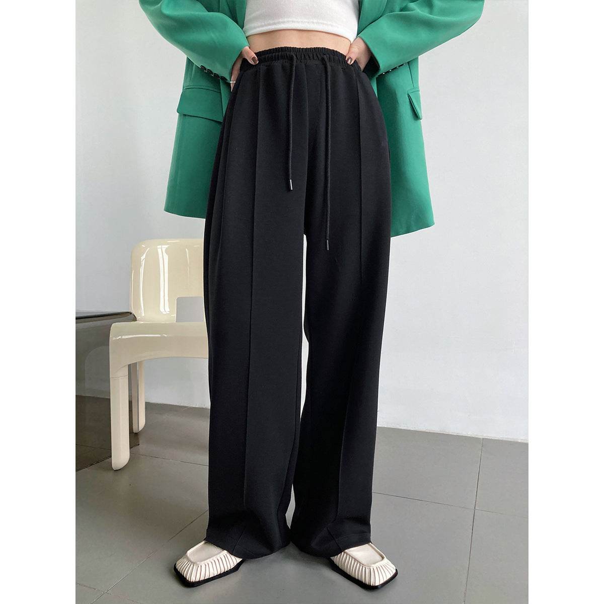 Women's Loose Air Layer Sports Trousers - Casual High Elastic Waist - Buy Center US