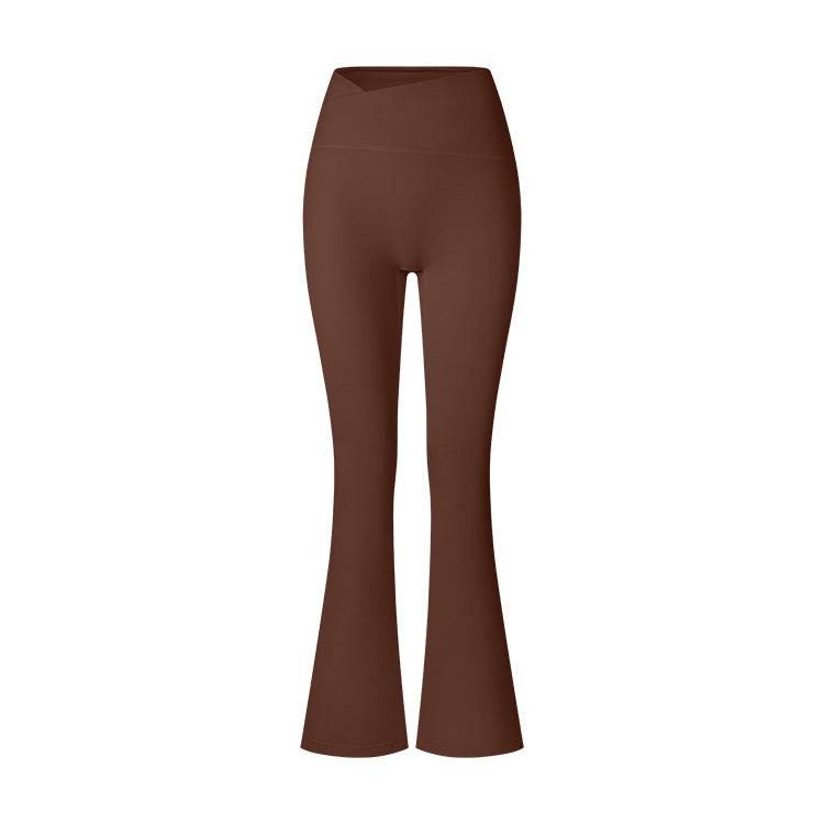 Women's High Waist Cross Shaping Yoga Pants - Breathable Nylon Trousers - Buy Center US