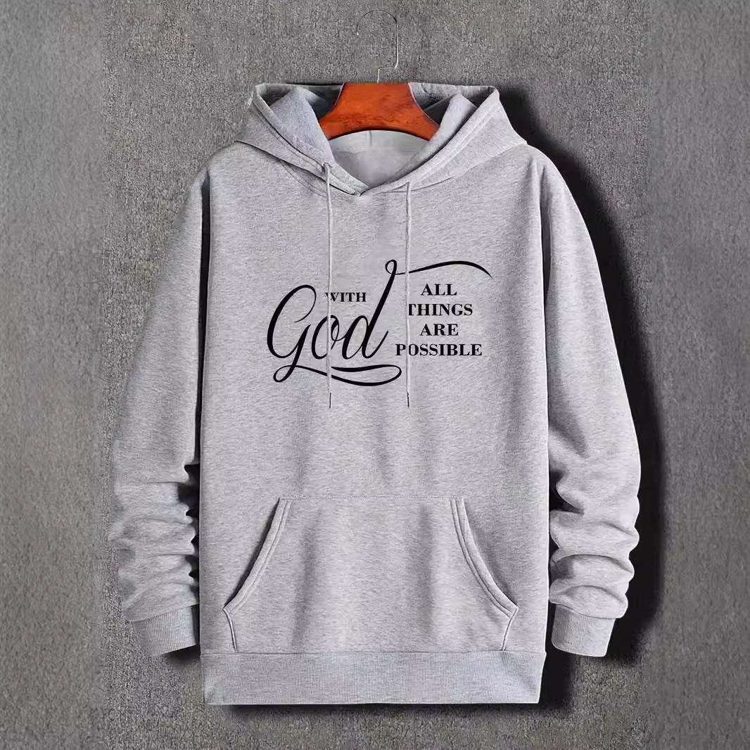 Buycenter Velvet Fall Winter Hoodie - Cotton Pullover for Men - Buy Center US