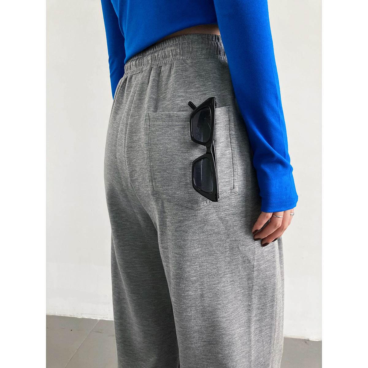 Women's Loose Air Layer Sports Trousers - Casual High Elastic Waist - Buy Center US