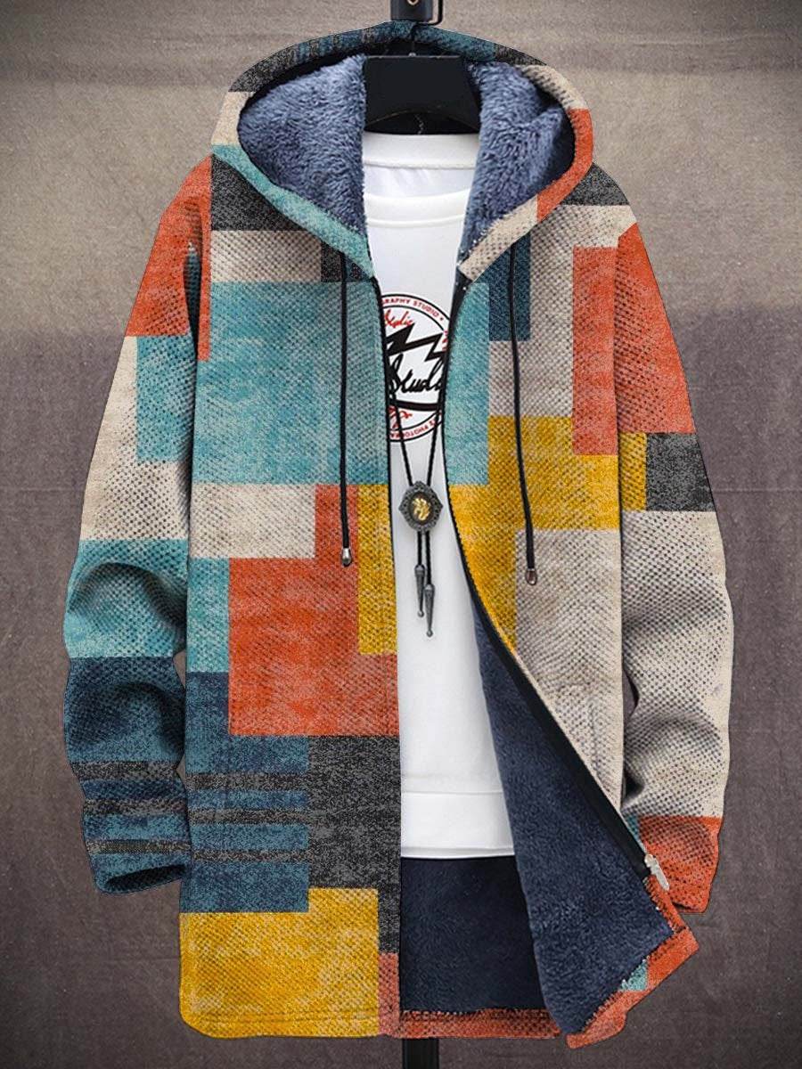 Buycenter Men's Zipper Hooded Cardigan - Casual Thick Jacket for Leisure - Buy Center US