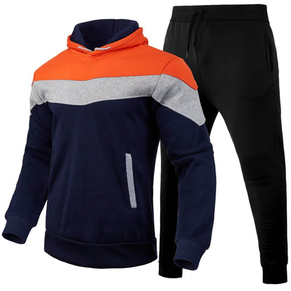 Buycenter Men's Color Matching Hoodie Sportswear Suit - Casual Spring Wear - Buy Center US