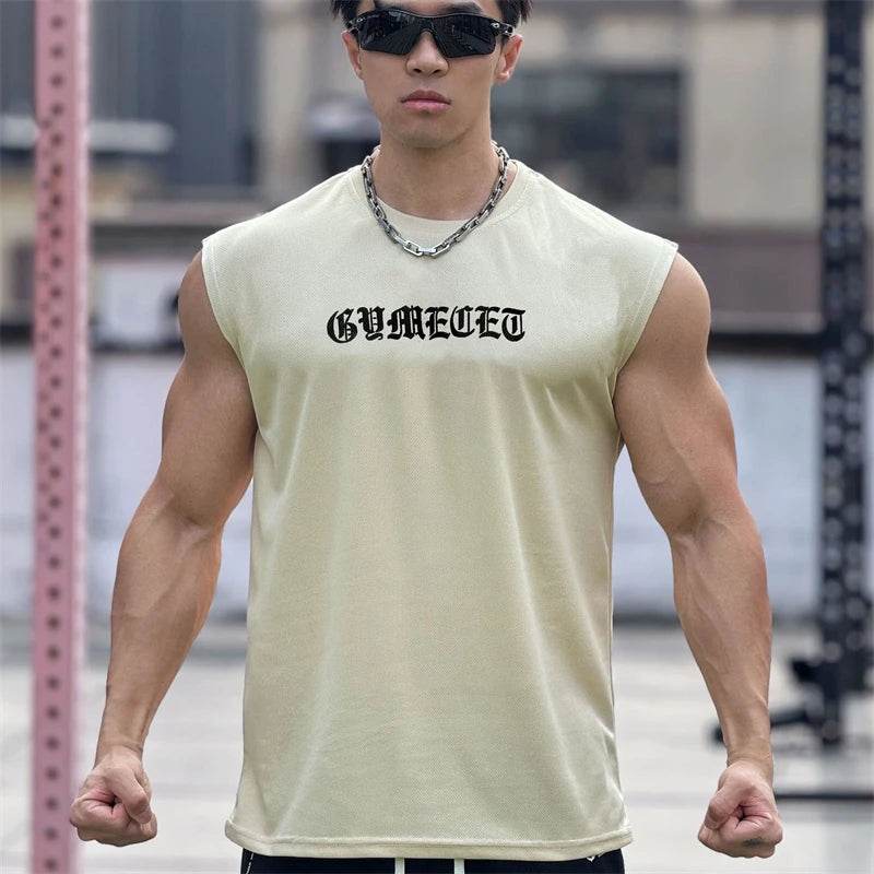 2024 Men's Fitness Tank Top - Casual Sleeveless Shirt for Summer Workouts - Buy Center US