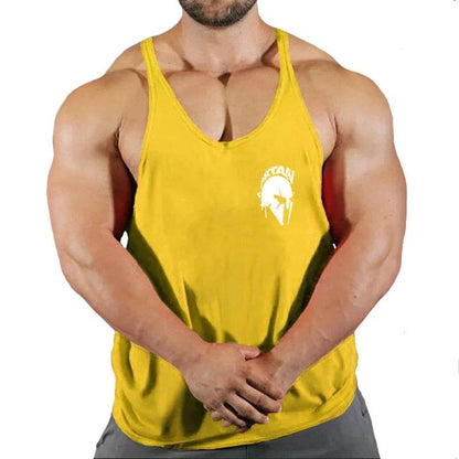 Men's Gym Singlet Tank Top - Stylish Cotton Bodybuilding Shirt - Buy Center US