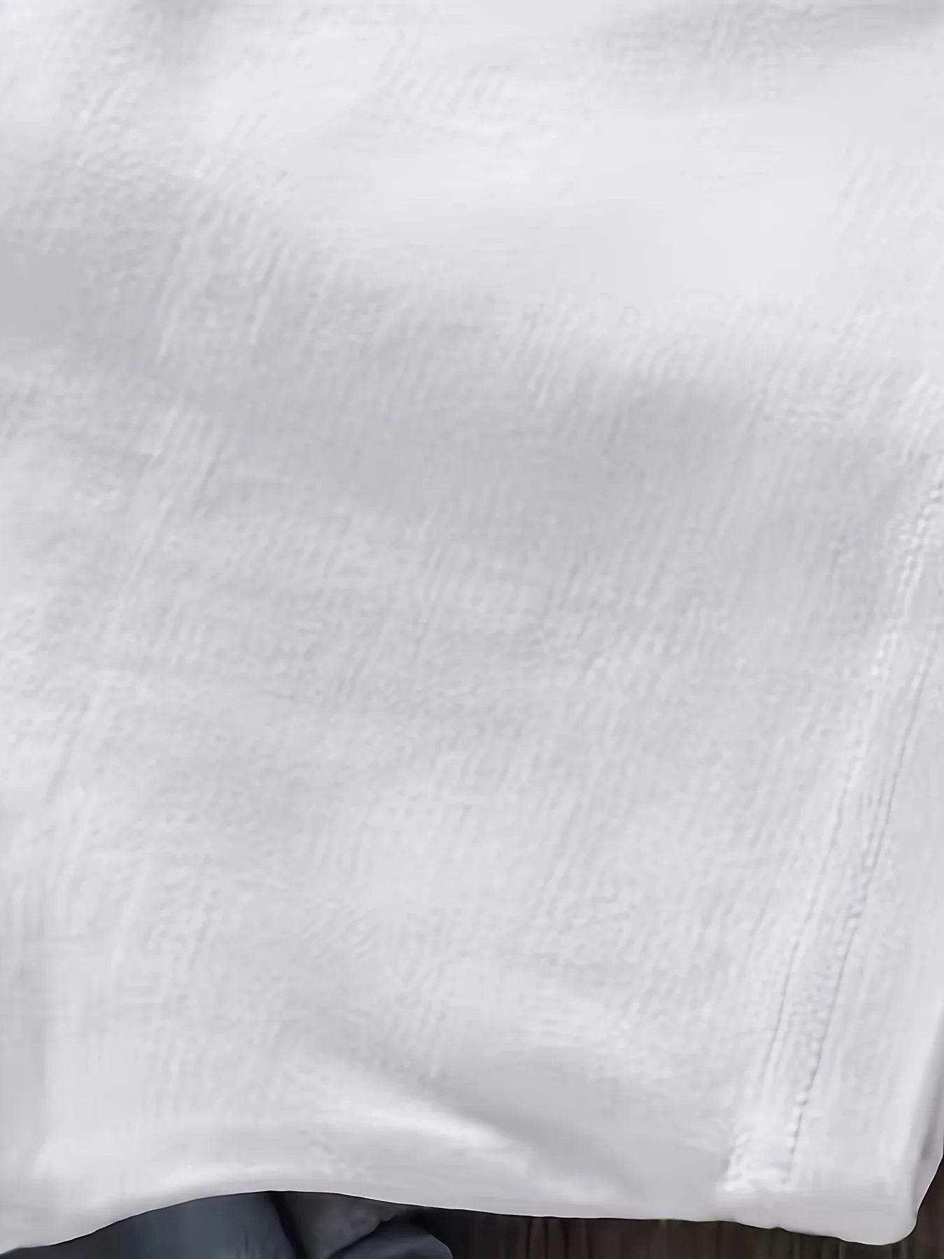 GUILAN Men's Plus Size Cotton T-Shirt - Casual London Pattern, Short Sleeves - Buy Center US