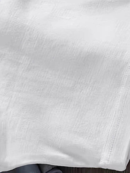GUILAN Men's Plus Size Cotton T-Shirt - Casual London Pattern, Short Sleeves - Buy Center US