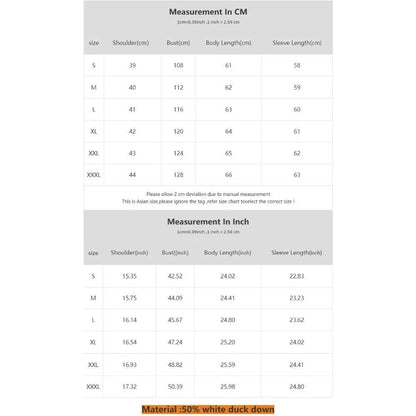 2024 Women’s Casual Hooded White Duck Down Coat - Autumn Winter Fashion - Buy Center US