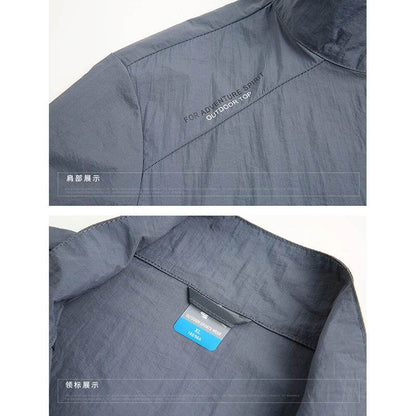 MuLS Men's Summer Windbreaker Jacket - Ultralight Casual Fishing Coat - Buy Center US