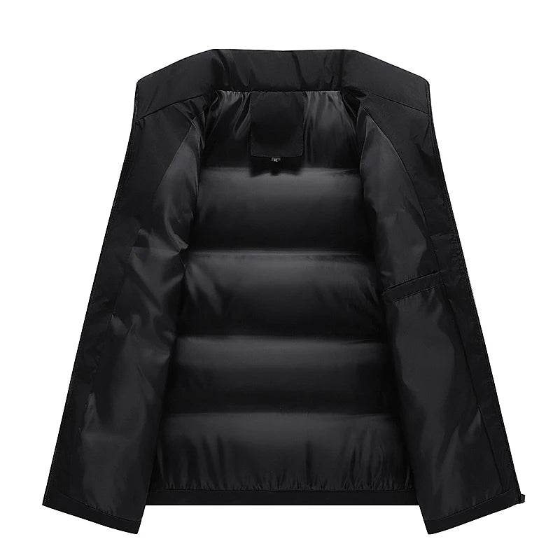 Men’s Winter Vest – Windproof Sleeveless Jacket with Thick Padding - Buy Center US