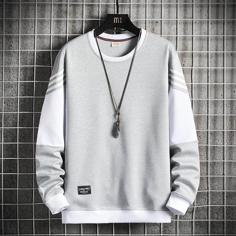 OIMG Men's Patchwork Hoodie - Casual Pullover for Autumn Fashion - Buy Center US