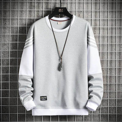 OIMG Men's Patchwork Hoodie - Casual Pullover for Autumn Fashion - Buy Center US