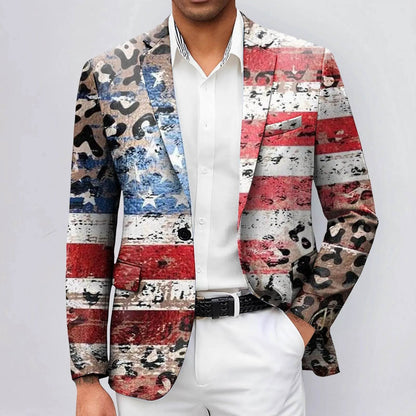 Stylish 3D Printed Jacquard Suit Jacket for Men - Business & Fashion - Buy Center US