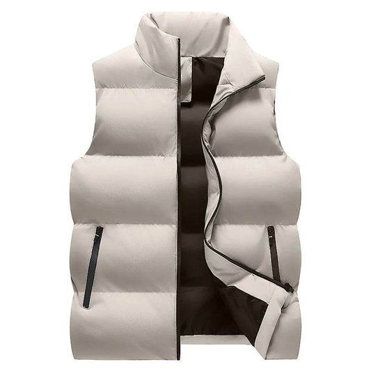 Men’s Winter Vest – Windproof Sleeveless Jacket with Thick Padding - Buy Center US