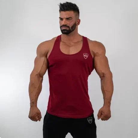 2024 Men's Cotton Gym Tank Tops - Casual Sleeveless Fitness Vest - Buy Center US