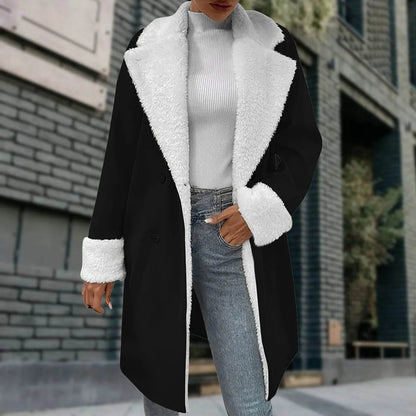 Women's Retro Suede Leather Jacket – Autumn Winter Windbreaker Style - Buy Center US