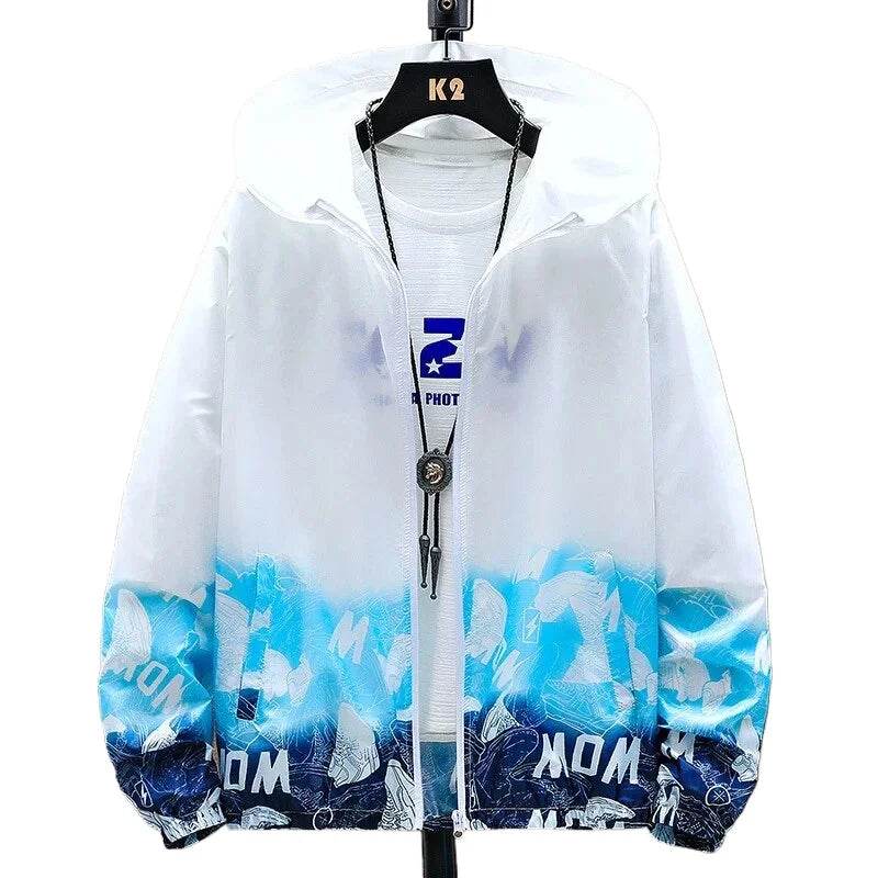 ZHUIHUASHA Thin Hooded Sunscreen Jacket for Men & Women - Casual Outdoor Wear - Buy Center US