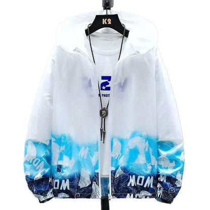ZHUIHUASHA Thin Hooded Sunscreen Jacket for Men & Women - Casual Outdoor Wear - Buy Center US