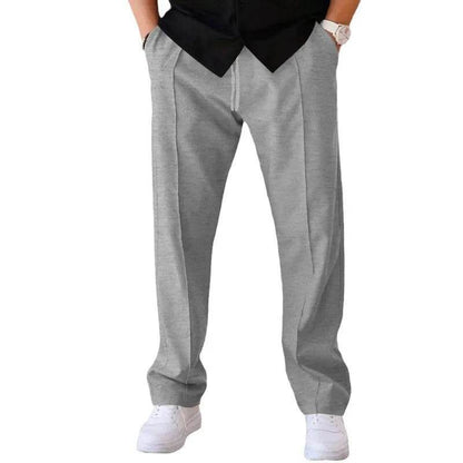 2024 Men's Casual Thin Pants - Spring/Summer Loose Straight Leg Style - Buy Center US