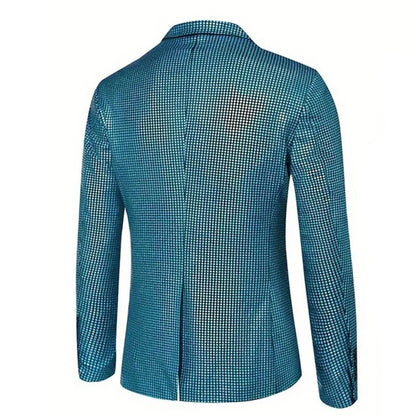 Multicolor Sequined Jacket - Luxury Men's Disco Suit for Nightclubs - Buy Center US