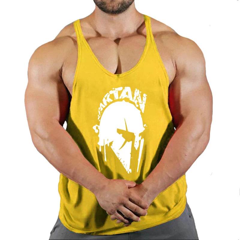 Men's Cotton Gym Running Tank Top - Casual Sleeveless Fitness Shirt - Buy Center US