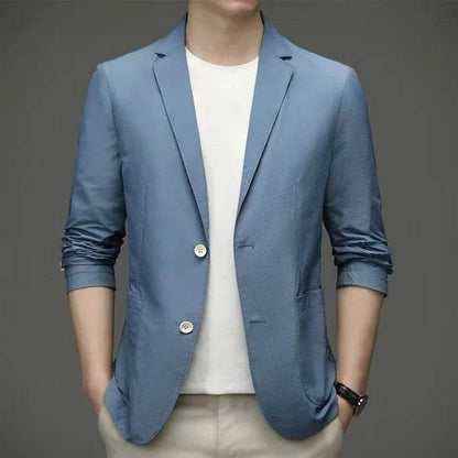 DAFIFY Plus Size Men's Business Blazer - Light Summer Casual Suit - Buy Center US