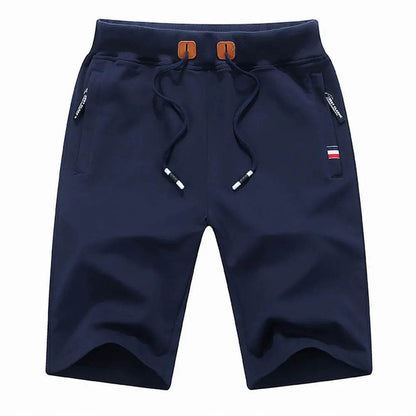 Men's Summer Cotton Shorts - Casual Loose Jogger Beach Pants - Buy Center US