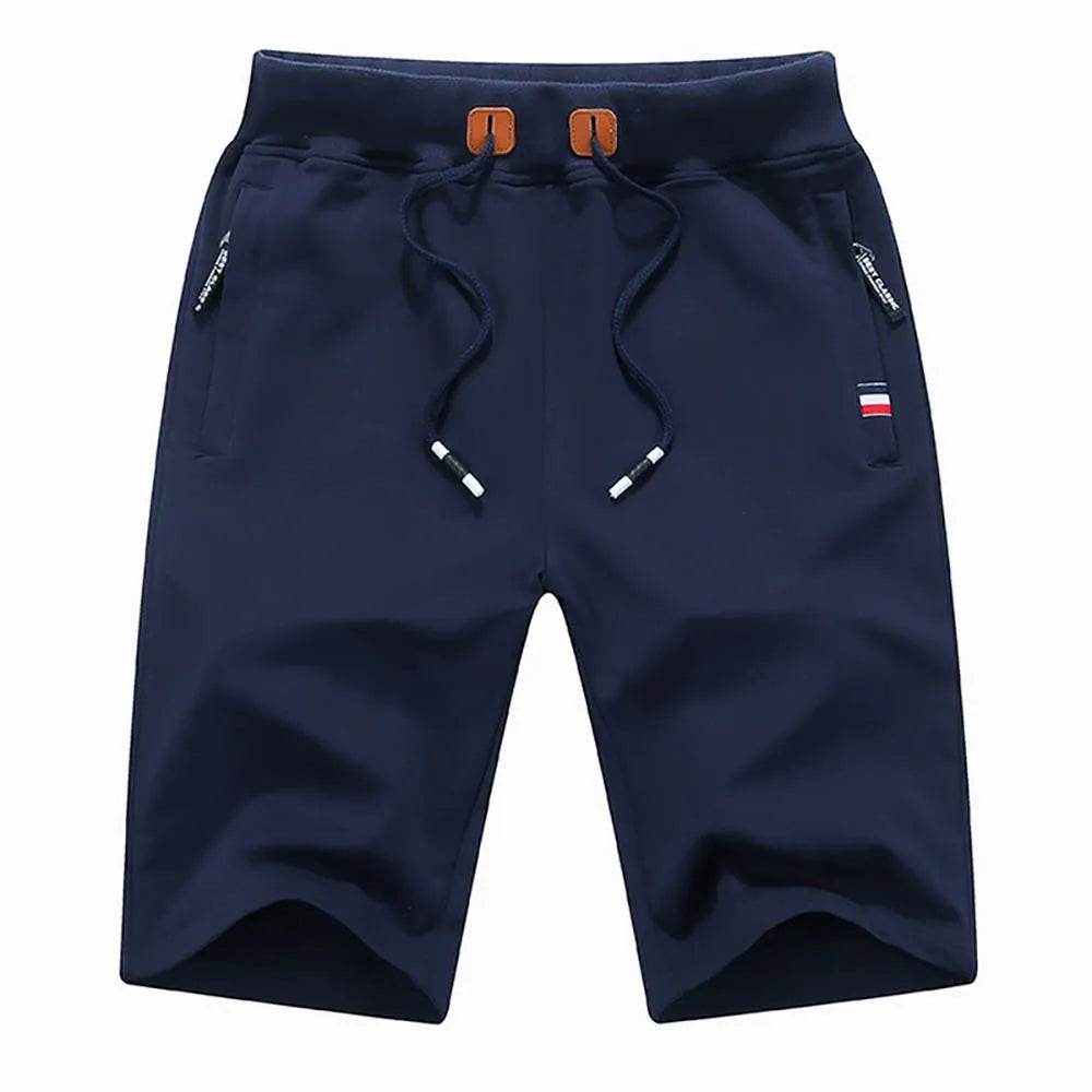 Men's Summer Cotton Shorts - Casual Loose Jogger Beach Pants - Buy Center US